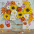 Sunflower painting, fall decor