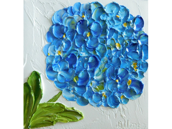 hydrangea painting