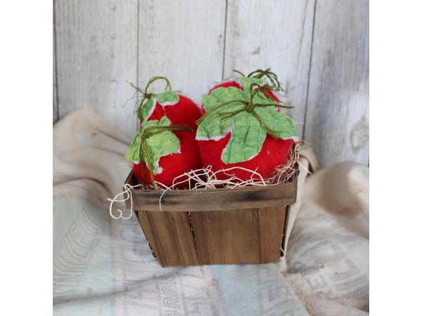 Strawberry's in a Vintage Fruit Basket,