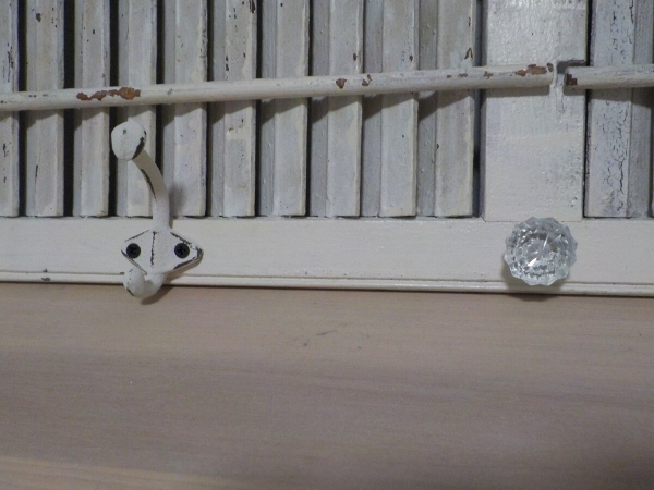 vintage shutter peg rack Kenzie s Cottage