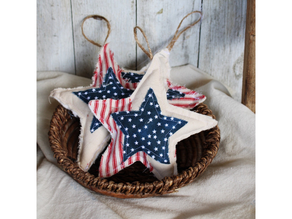 Star Memorial Day Decor, Patriotic Decor, 4th of July Decor,