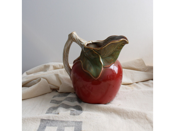 Vintage Apple Milk Pitcher,