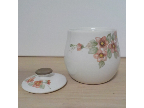 Antiqued Handpainted Sugar Bowl