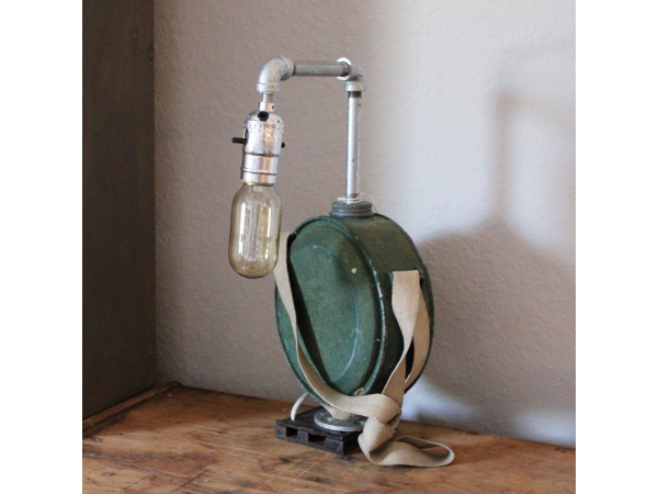 Canteen Desk Lamp, Farmhouse Décor,