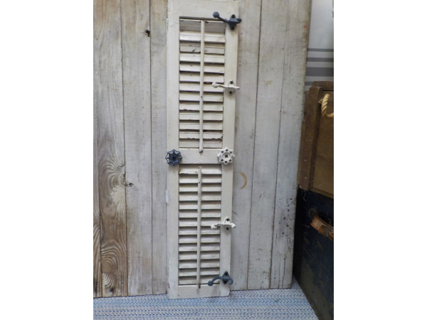 Antique shutter rack