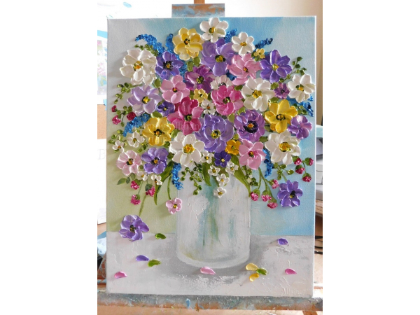 wildflowers in a vase