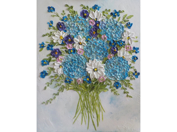 Hydrangea bouquet Painting