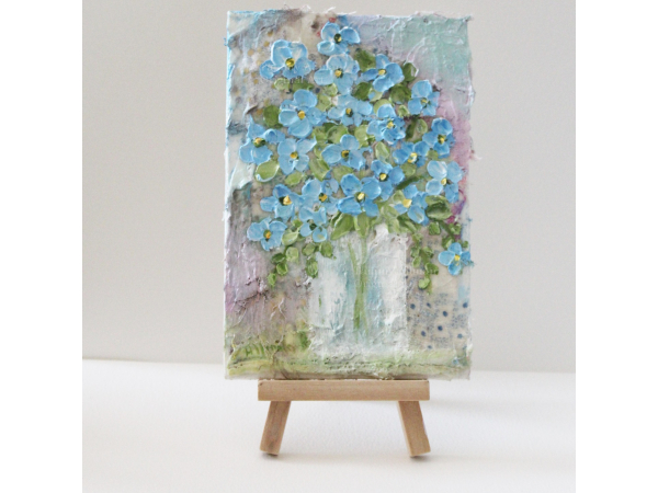 Easel mixed media Oil Impasto Painting