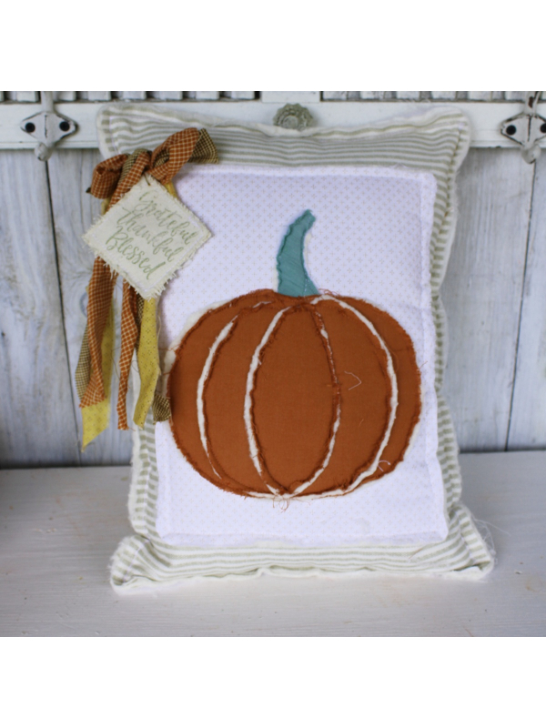Pumpkin Farmhouse Throw Pillow