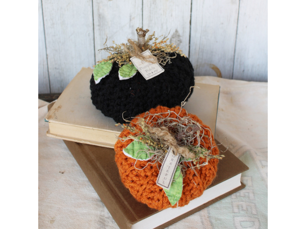 crochet fall pumpkins, Halloween Pumpkin