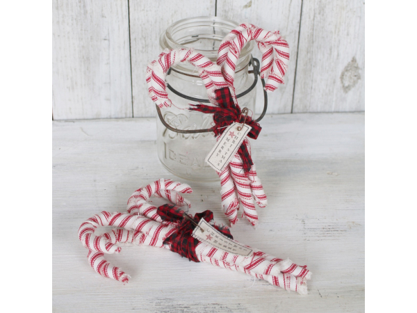 candy cane ornaments, primitive ornaments, bowl filler,cupboard tucks