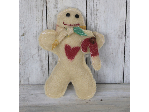 Vintage Wool Blanket Ornaments , Candycore