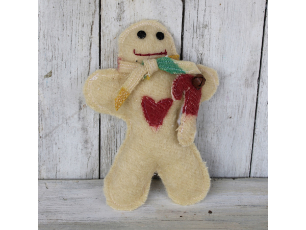 Gingerbread man, Christmas ornament, Candycore