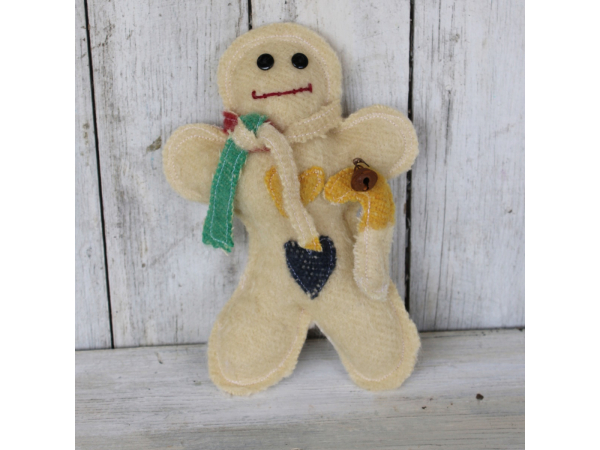 Gingerbread man, Christmas ornament, Candycore