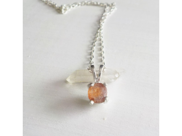 Padparadscha Montana Sapphire Necklace