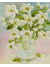 oil impasto lily painting