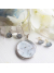 Sterling Silver Eco Resin Pale Blue Dandelion Dangle Earrings