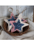 Americana Flour Sack Fabric Star,  Patriotic Decor, 4th of July Decor,