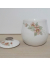 vintage handpainted floral sugar bowl