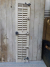 Antique shutter rack