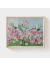 Hummingbirds and flowers oil painting