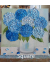 Blue Hydrangea Oil Impasto painting