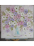 Oil Impasto wildflower textured painting