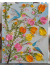 Hummingbird and Flowers Oil Impasto