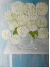 White Hydrangea Oil Painting,Impasto painting