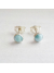 4mm Larimar stone studs