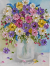 wildflower oil impasto painting