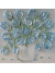 Blue Tulip Oil Impasto Painting Blue Tulip Oil Impasto Painting