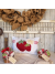 strawberry farmhouse throw pillow