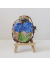 Miniature hydrangea  painting, oil impasto flower painting