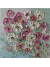 Pastel  Pinks And Apricots Wildflower Oil Impasto Painting,