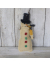 vintage snowman ornament, peg rack snowman,