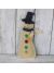 vintage snowman ornament, peg rack snowman,