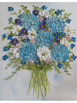 Hydrangea bouquet Painting