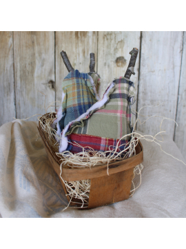 vintage fabric quilt pears