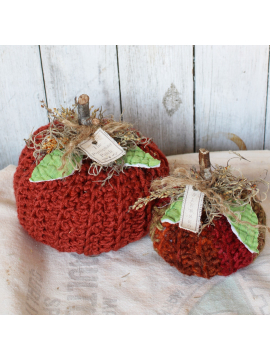 Crocheted pumpkins, crochet pumpkin