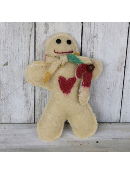 Gingerbread man, Christmas ornament, Candycore