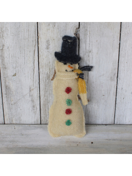 vintage snowman ornament, peg rack snowman,