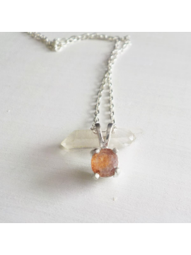 Padparadscha Montana Sapphire Necklace