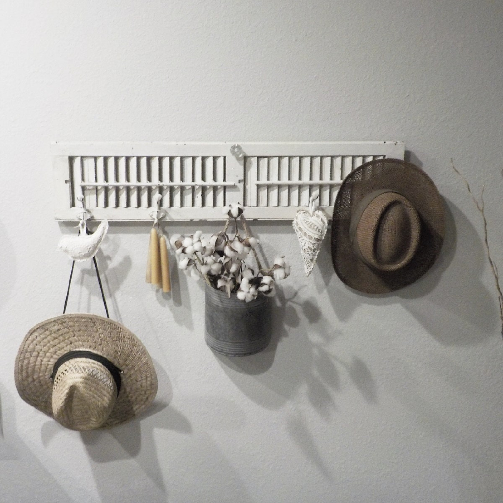 Shutter coat rack discount