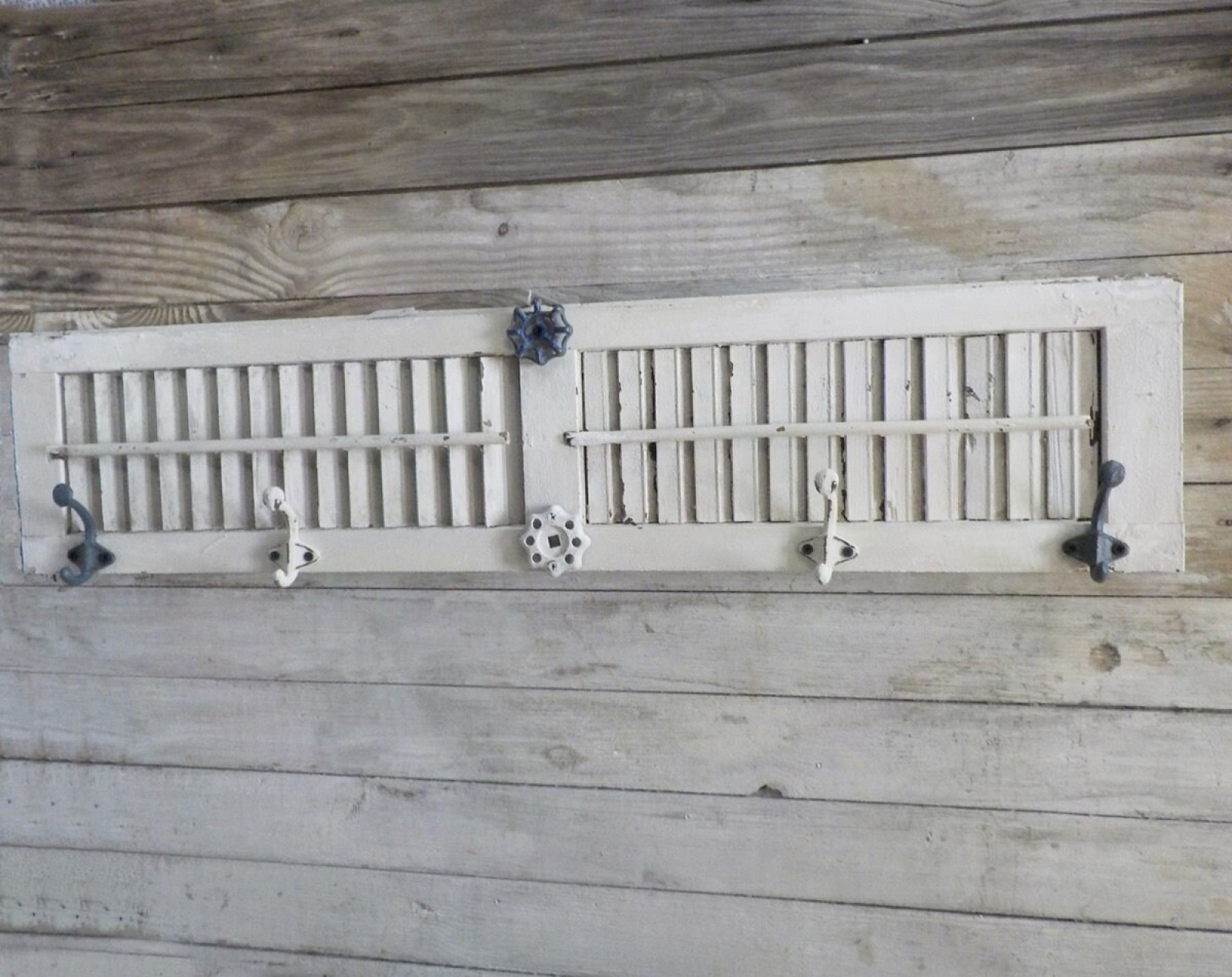 Old Vintage Shutter Rack, Old Shutter Peg Rack Kenzie's Cottage