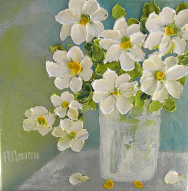 Daisy Oil Painting Daisy Oil Painting