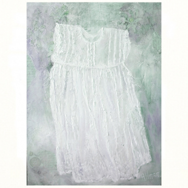 Little White Dress Painting