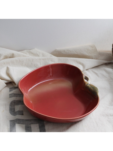 Vintage Medium Apple Ceramic Bowl/ Apple Bowl/ Farmhouse Decor/ Apple Kitchen
