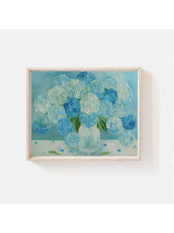 Hydrangea Painting, Original Hydrangea Painting, Custom Hydrangea Painting, Home Decor