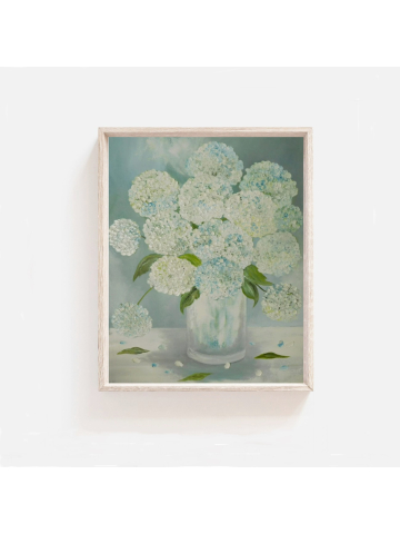 Hydrangea Painting, Original Hydrangea Painting, Custom Hydrangea Painting, Home Decor